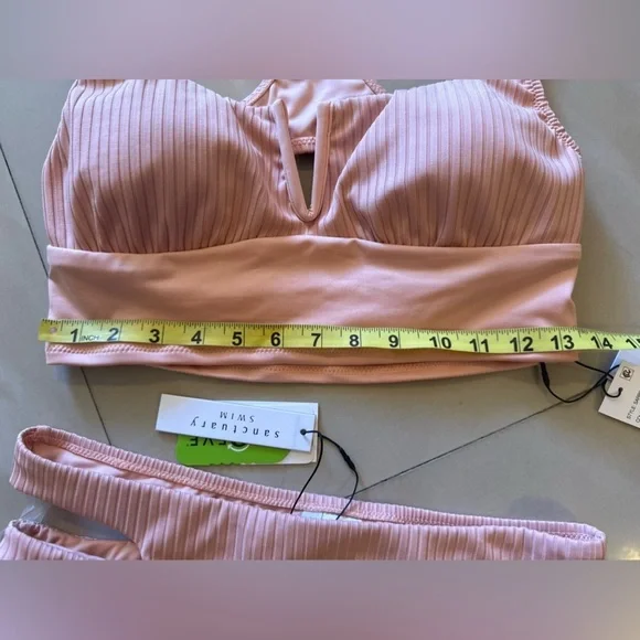 Sanctuary Swim Divas im The Details Paisley Set Bikini Top & High Rise Bottom M - Picture 14 of 16